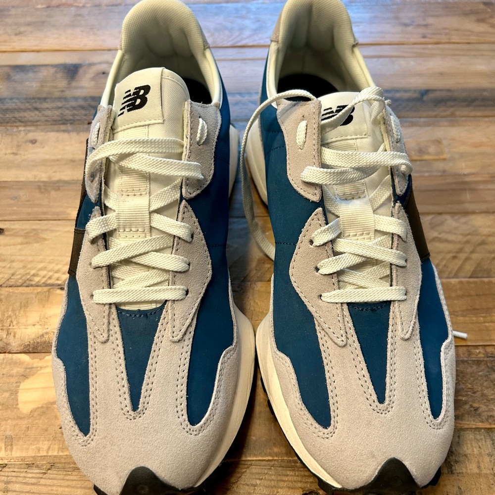 New Balance Blue and Gray Athletic Shoes - Picture 5 of 6